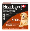 Heartgard Plus Chewables for Dogs L  (51lbs to 100lbs - Brown)