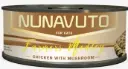 NUNAVUTO FARMERS MEDLEY Chicken With Mushroom Canned Cat Food 80g #NU-72